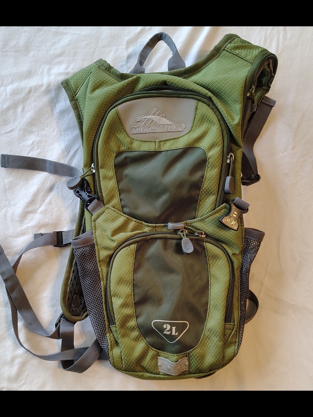 High Sierra Quickshot 70 Green 2L Hydration Backpack